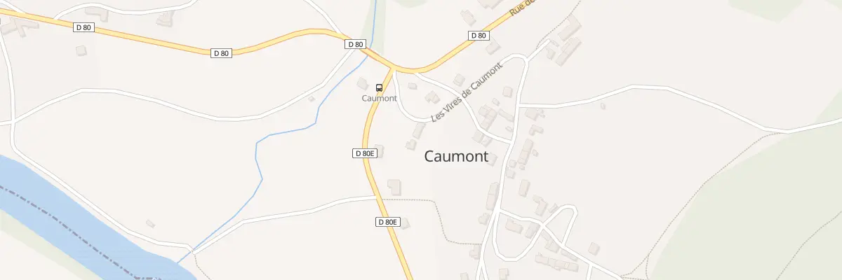 Plan du 6 Rue Les Vires de Caumont à Sainte-Aulde