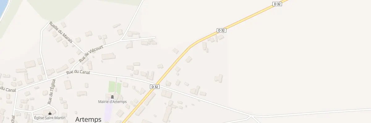 Plan du 52 Gr Gde Rue à Artemps