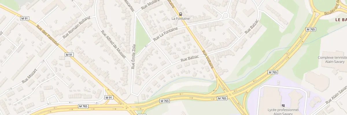 Plan du 13 Rue Balzac à Wattrelos
