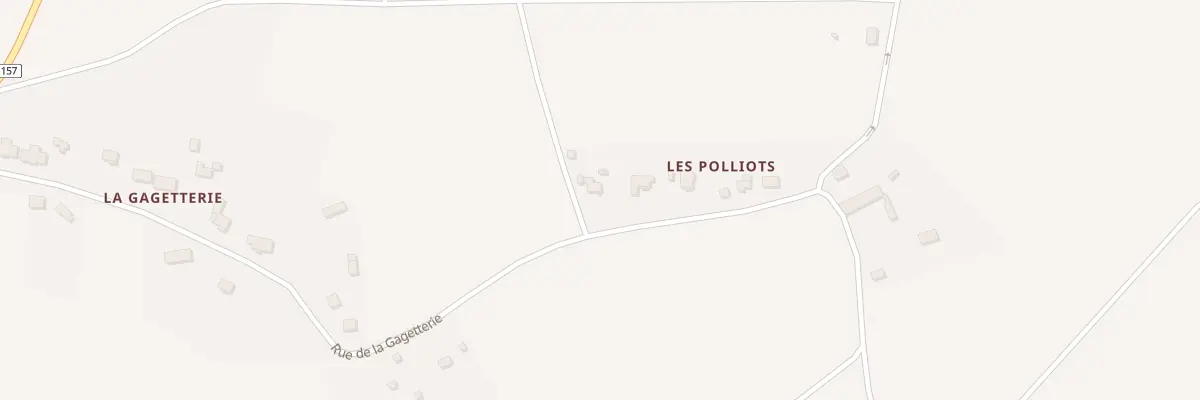 Plan du 1 Les Polliots à Cornant