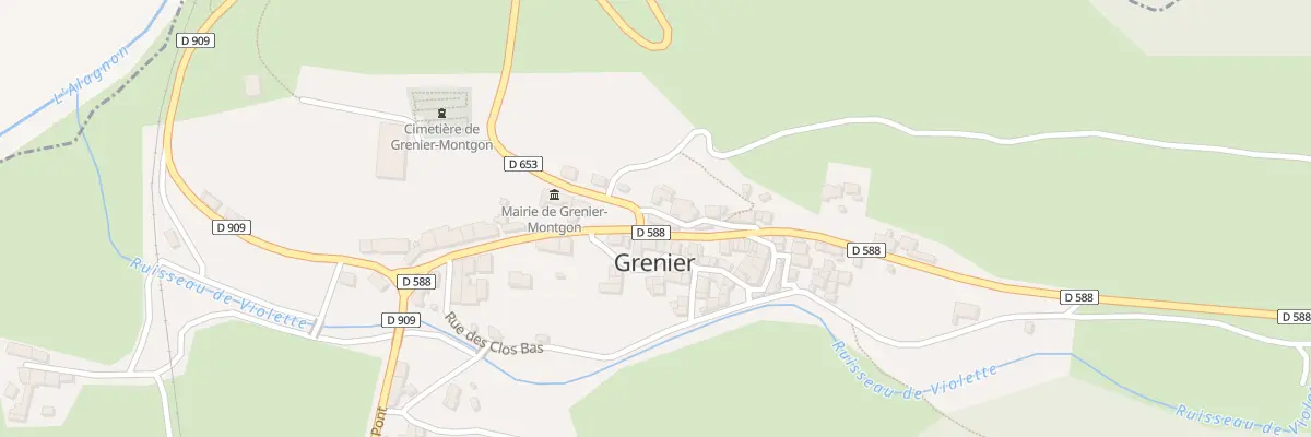 Plan du 9 Rte de Brioude à Grenier-Montgon
