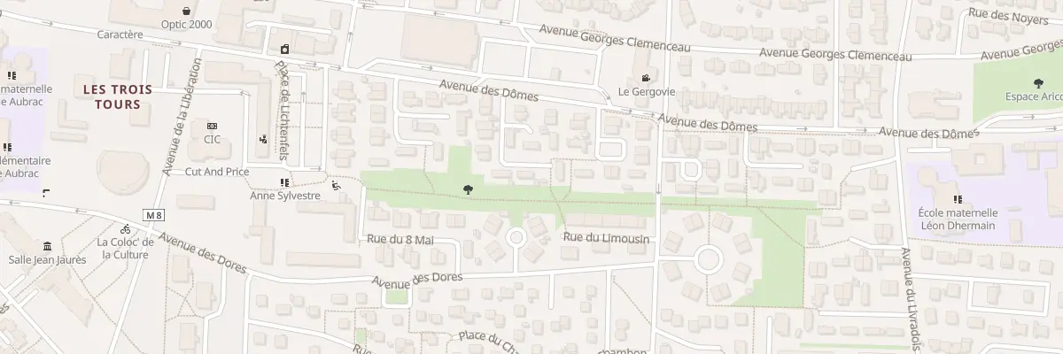 Plan du 14 Pl du Turluron à Cournon-d’Auvergne