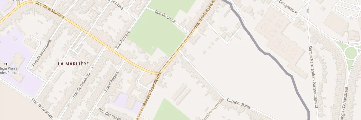 Plan du 310 Rue des Trois Pierres à Wattrelos