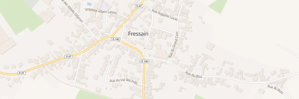 Plan du 1 Rue Cordier à Fressain