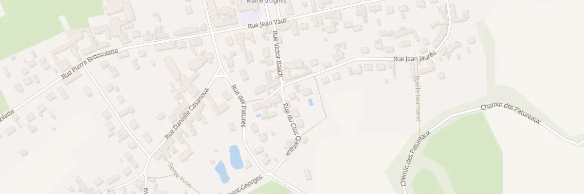 Plan du 29 Rue Jean Jaurès à Ognes