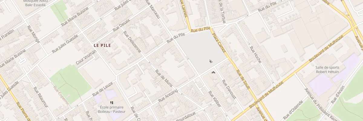 Plan du 22 Pl Carnot à Roubaix