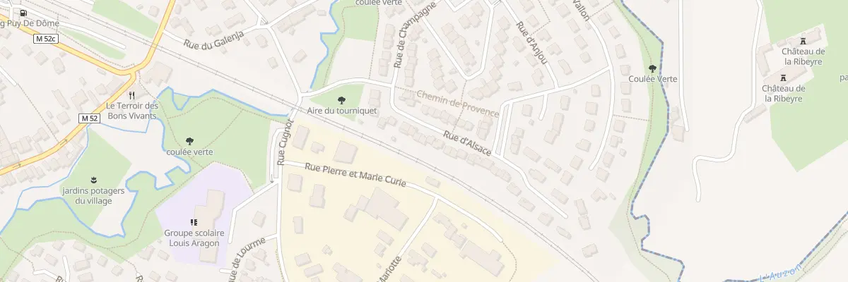 Plan du 18 Rue d’Alsace au Cendre