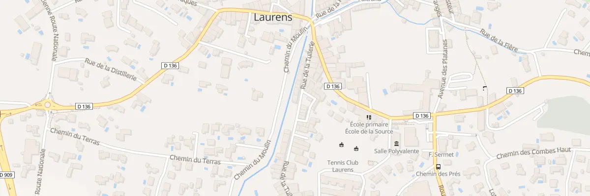Plan du 12B Rue de la Tuilerie à Laurens