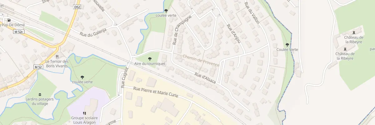 Plan du 5 Rue d’Alsace au Cendre