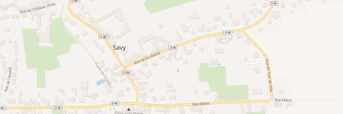 Plan du 10 Rue de la Liberté à Savy