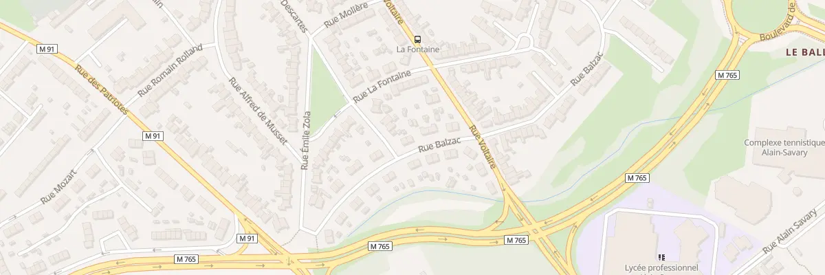 Plan du 15 Rue Balzac à Wattrelos
