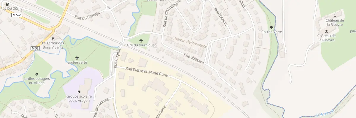 Plan du 20 Rue d’Alsace au Cendre