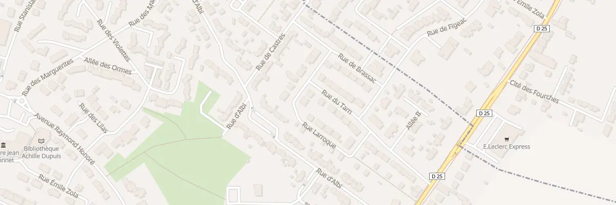 Plan du 118 Rue Larroque à Montigny-en-Ostrevent