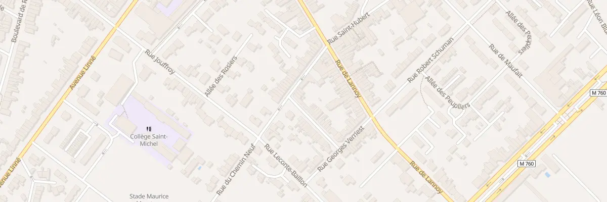 Plan du 29 Rue du Chemin Neuf à Roubaix