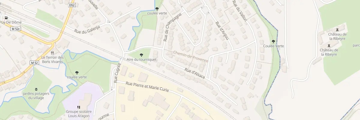 Plan du 7 Rue d’Alsace au Cendre