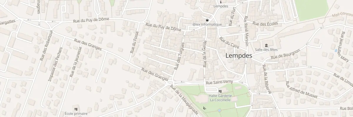 Plan du 22 Rue des Torgues à Lempdes