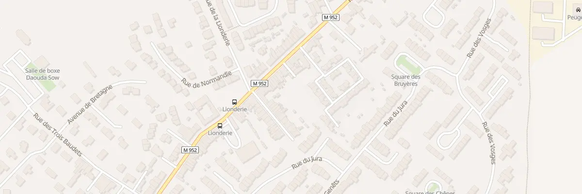 Plan du 258 Rue Jules Guesde à Hem
