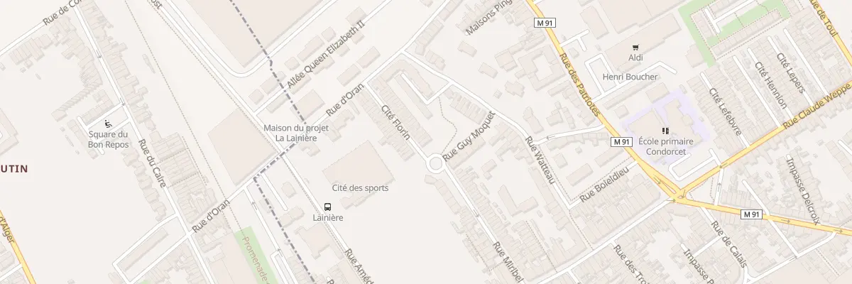 Plan du 18 Rue d’Oran Cite Florin à Wattrelos