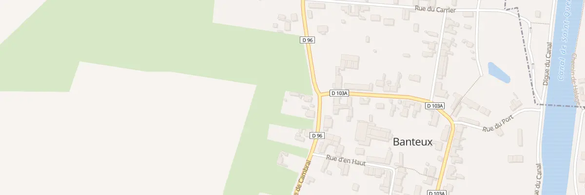Plan du 443 Rue de Cambrai à Banteux