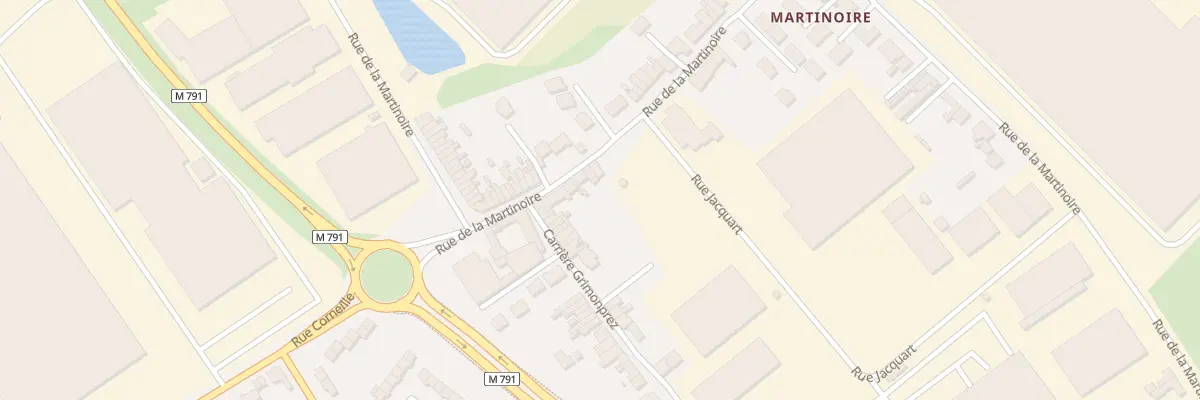Plan du 335 Rue de la Martinoire à Wattrelos