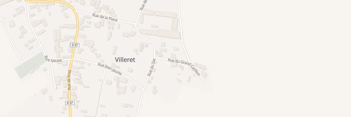 Plan du 3 Rue du Gd Carillon à Villeret