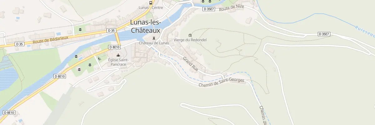 Plan du 6035 Gr Grand Rue à Lunas-les-Châteaux