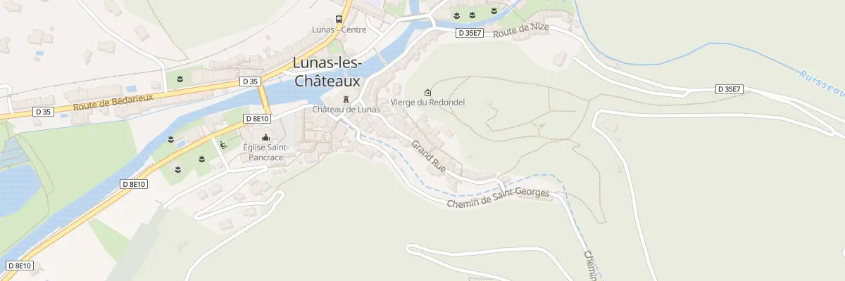 Plan du 5105 Le Village à Lunas-les-Châteaux