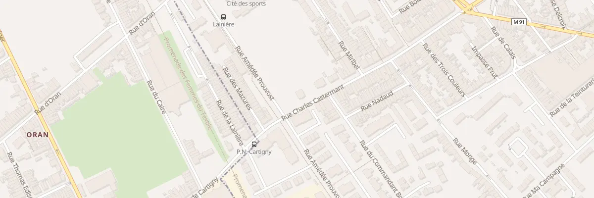 Plan du 76 Rue Charles Castermant à Wattrelos