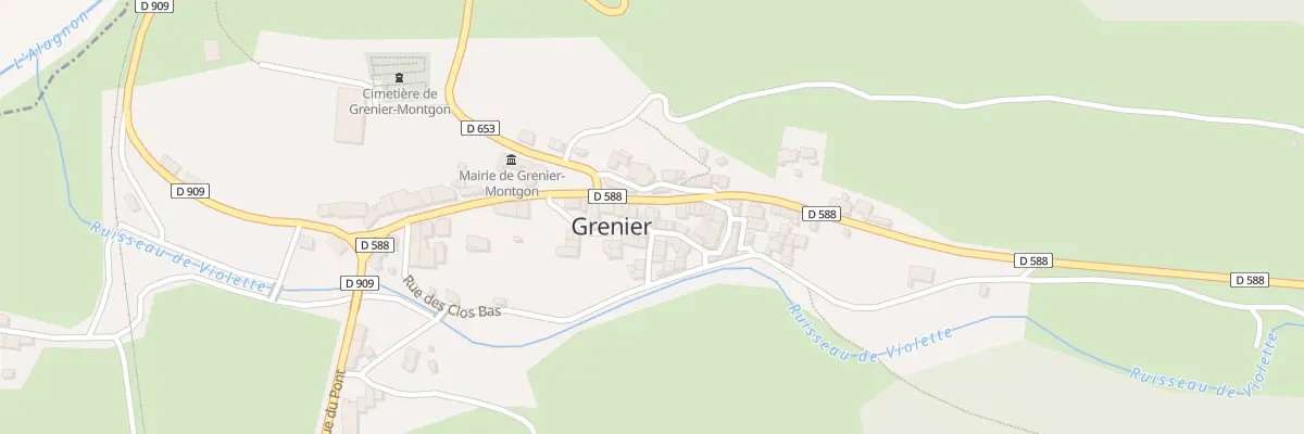 Plan du 24 Rte de Brioude à Grenier-Montgon