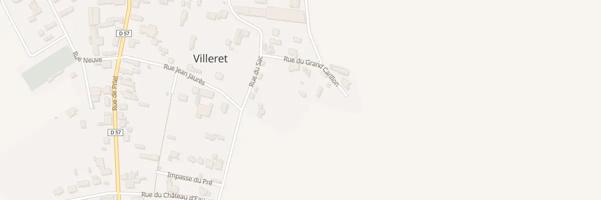 Plan du 8 Rue du Gd Carillon à Villeret