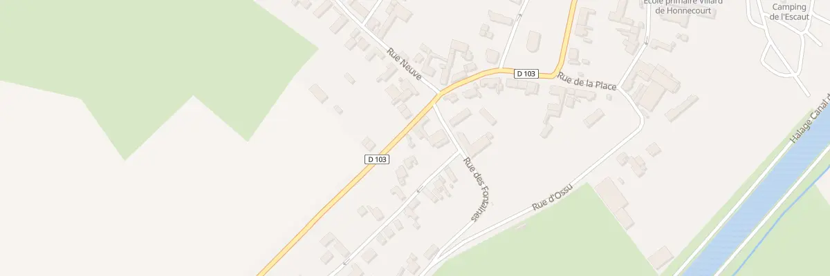 Plan du 1 Rue d’Epehy à Honnecourt-sur-Escaut