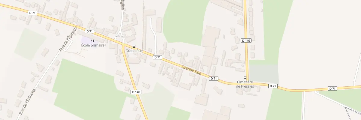 Plan du 151 Gr Grande Rue à Fressies