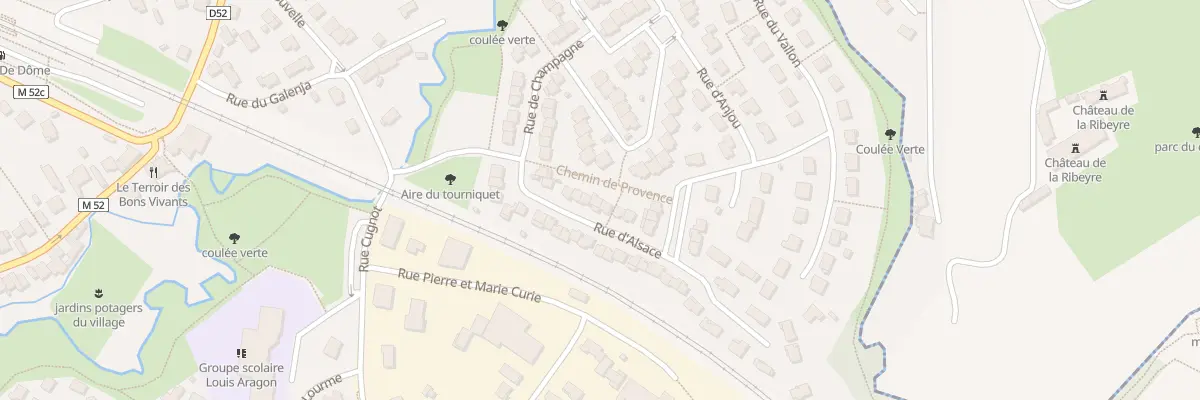 Plan du 11 Rue d’Alsace au Cendre
