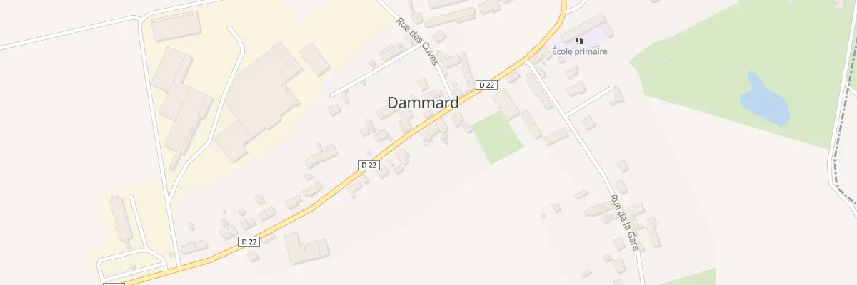 Plan du 7 Rue de Chézy à Dammard