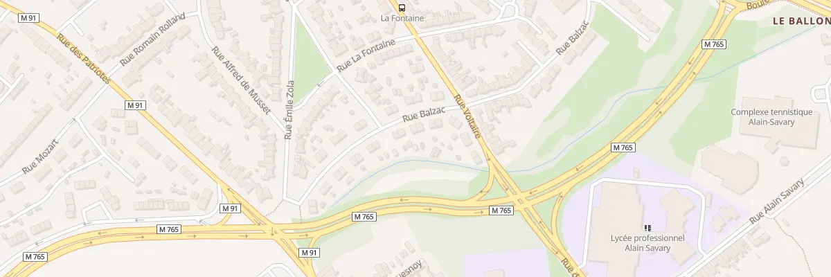 Plan du 30 Rue Balzac à Wattrelos