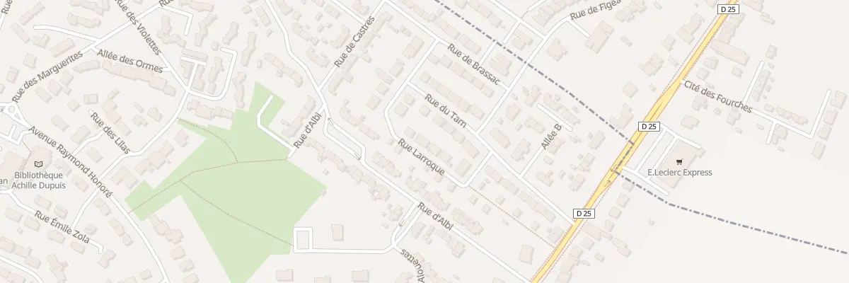 Plan du 52 Rue Larroque à Montigny-en-Ostrevent