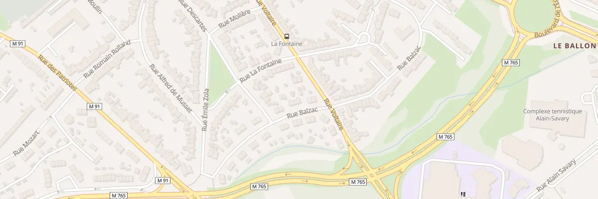 Plan du 19 Rue Balzac à Wattrelos