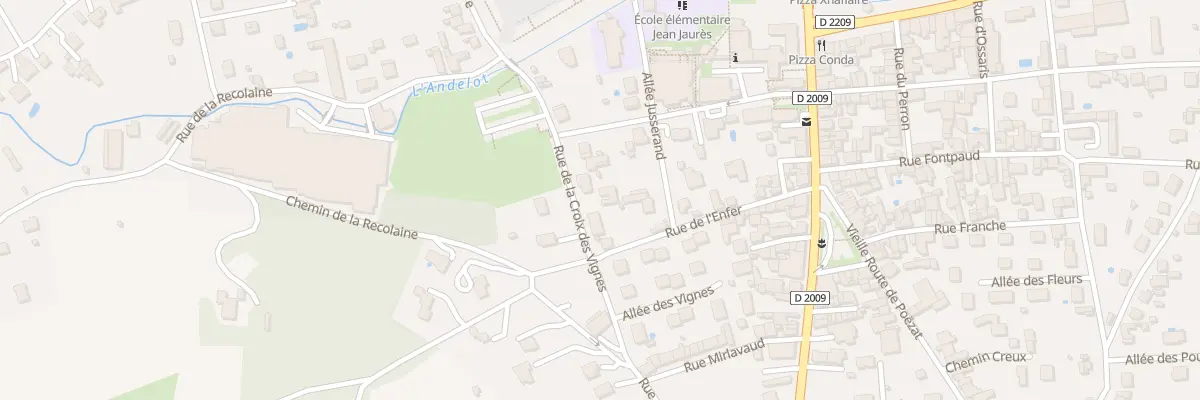 Plan du 9 Rue de la Croix des Vignes à Gannat