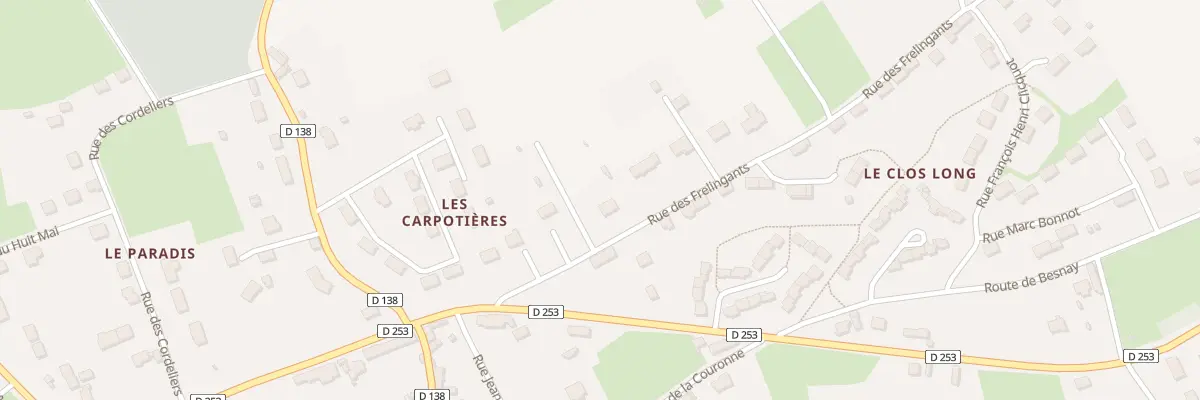 Plan du 5 Rue des Frelingants à Souvigny