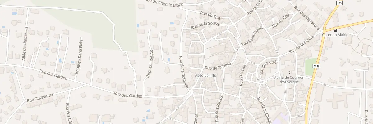 Plan du 8 Rue de la Rotonde à Cournon-d’Auvergne