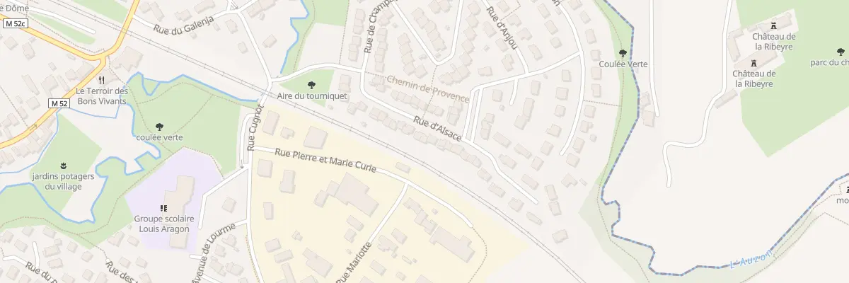 Plan du 26 Rue d’Alsace au Cendre