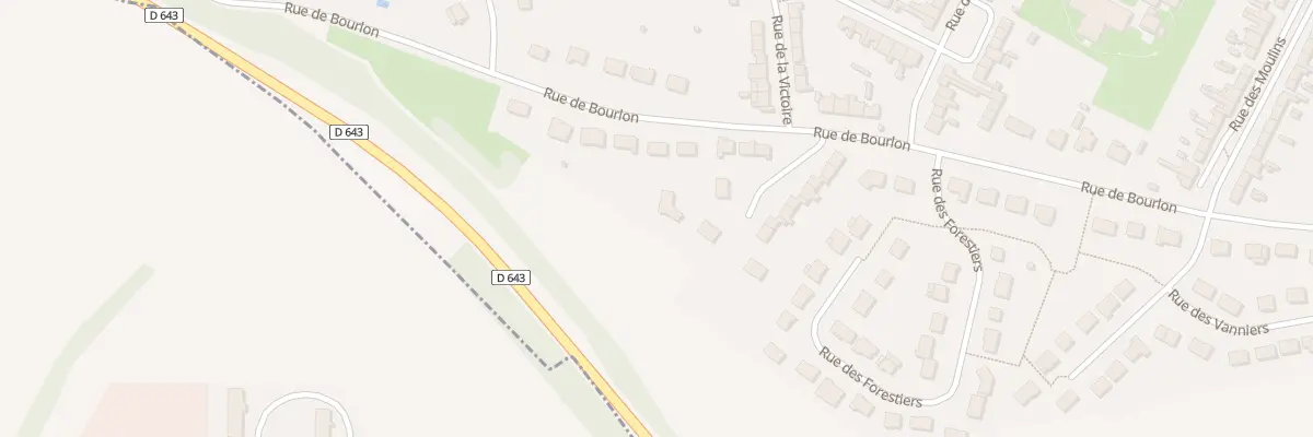 Plan du 970 Rue de Bourlon à Raillencourt-Sainte-Olle