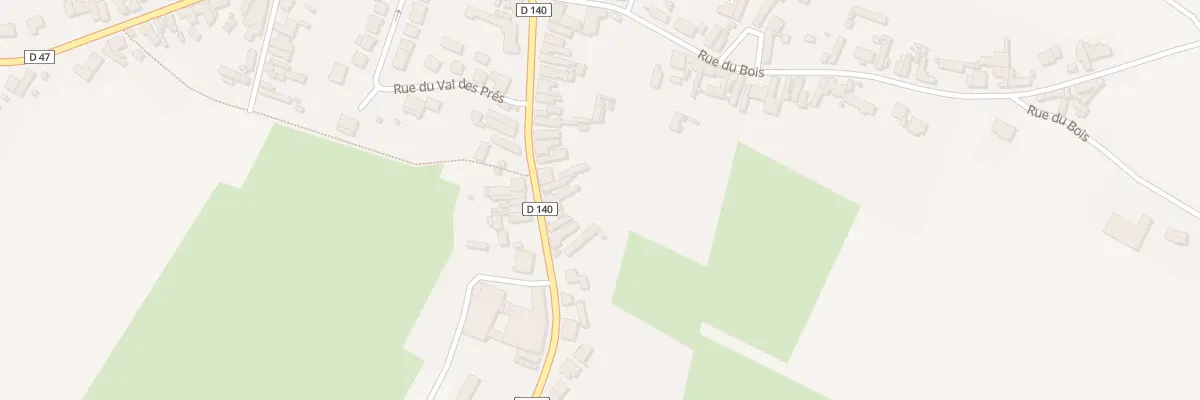Plan du 290 Rue de la Chapelle à Fressain