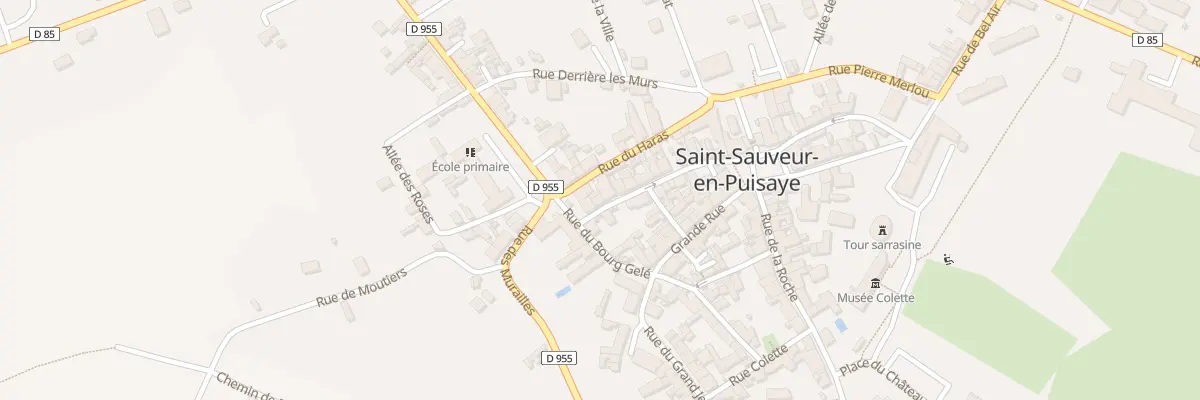 Plan du 3 Rue St Claude à Saint-Sauveur-en-Puisaye