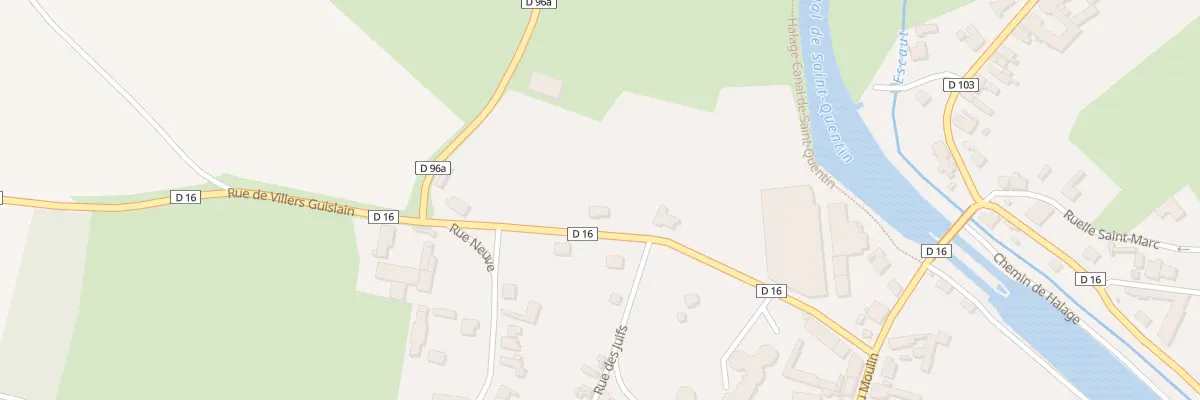 Plan du 8 Rue de Villers-guislain à Honnecourt-sur-Escaut