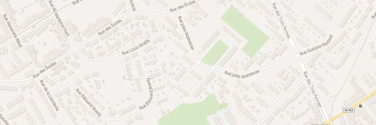 Plan du 30 Rue Jules Watteeuw à Hem