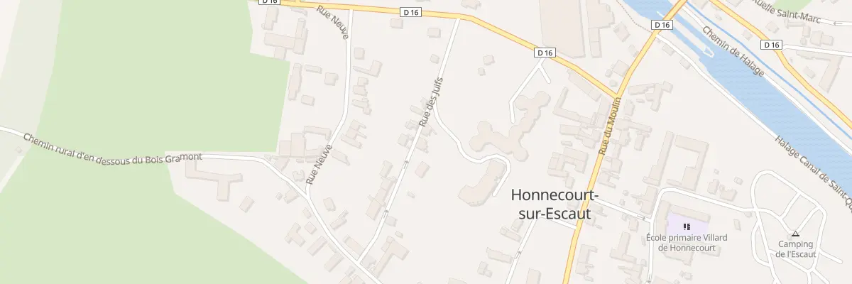 Plan du 4 Rue des Juifs à Honnecourt-sur-Escaut