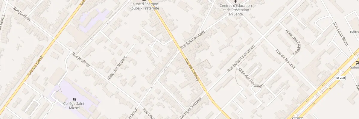 Plan du 502B Rue de Lannoy à Roubaix