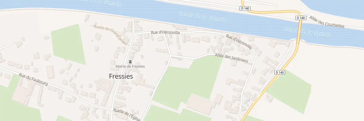 Plan du 60 All des Jardiniers à Fressies