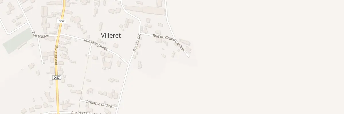 Plan du 10 Rue du Gd Carillon à Villeret